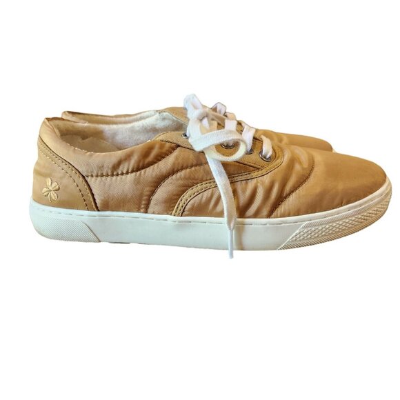 Lucky Brand Katori Sneaker Womens Sz 9.5 Bronze Textile Upper - Picture 6 of 9